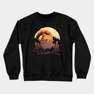 Catzilla pawer! Crewneck Sweatshirt